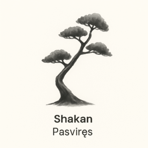 Shakan bonsai formavimo stilius Bonsaisodas.lt