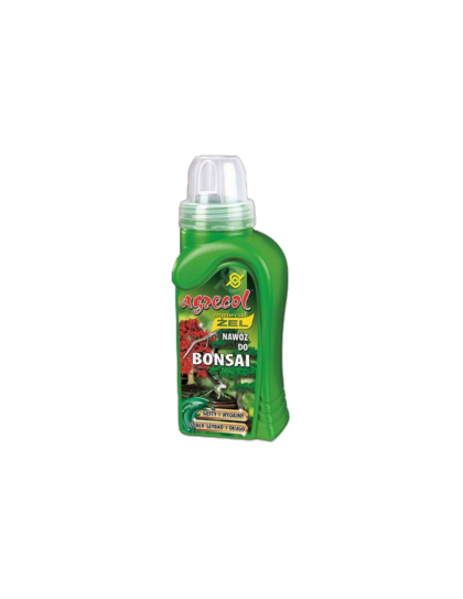Agrecol Mineral Bonsai Gel gelinės mineralinės trąšos bonsams 200 ml buteliukas su dozavimo dangteliu bonsų priežiūrai ir augimui skatinti