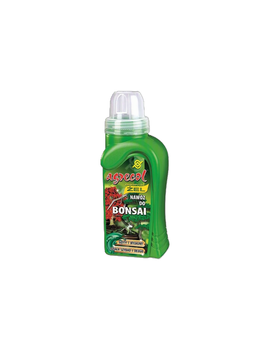 Agrecol Mineral Bonsai Gel gelinės mineralinės trąšos bonsams 200 ml buteliukas su dozavimo dangteliu bonsų priežiūrai ir augimui skatinti